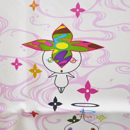 Louis Vuitton Silk Murakami Multicolor Boyfriend Wave Scarf 7 of 8