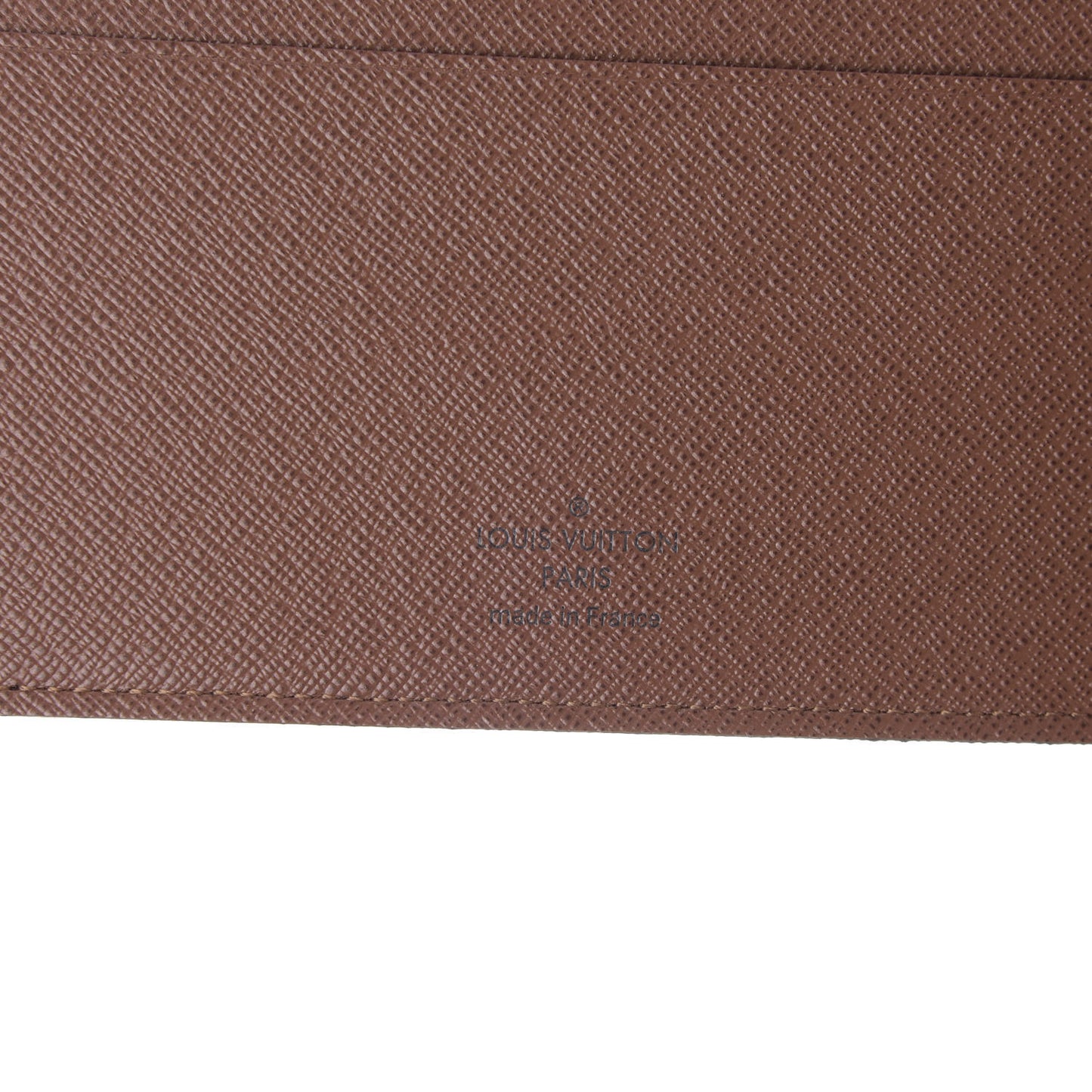 Monogram Desk Agenda Cover