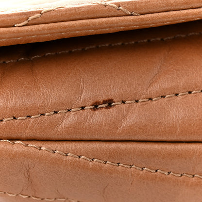 Lanvin Calfskin Matelasse Medium Happy Shoulder Bag Cognac 14 of 16