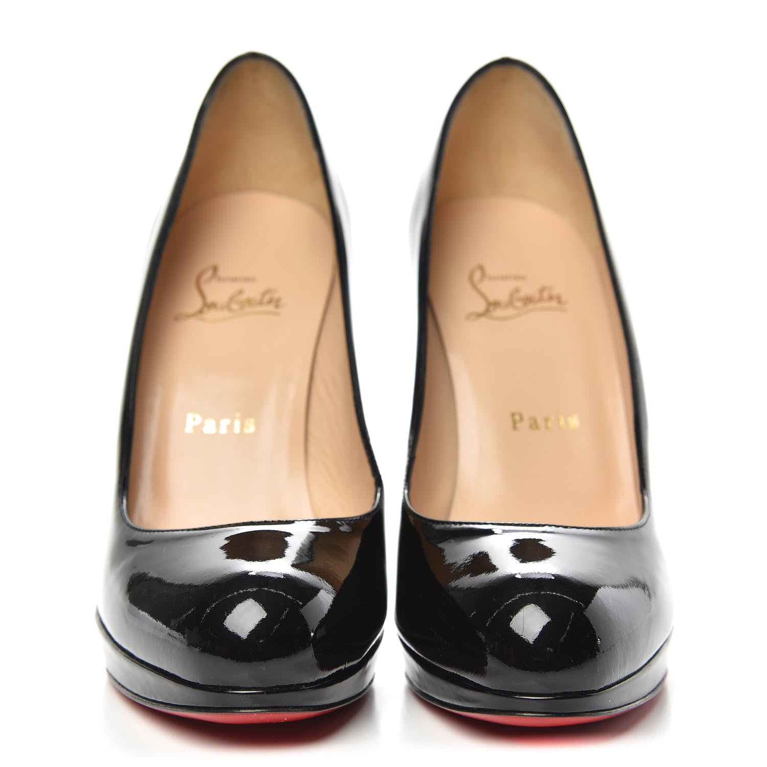 Christian Louboutin Patent New Simple 120 Pumps 37 Black 2 of 8