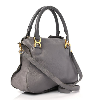 Chloe Calfskin Medium Marcie Satchel Cashmere Grey 3 of 6