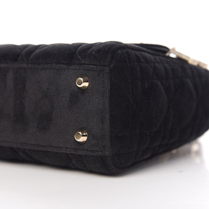Christian Dior Velvet Mini Lady Dior Black 8 of 9