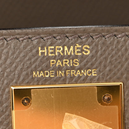 Hermes Epsom Kelly Sellier 28 Gris Etain 6 of 11