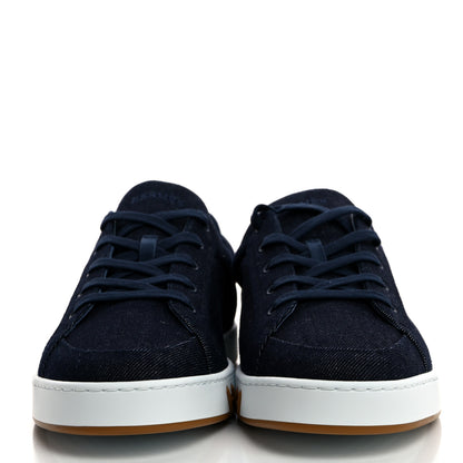 Hermes Denim Mens Kid Sneakers 43.5 Bleu Brut Bleu Celeste 2 of 8