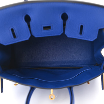 Hermes Togo Birkin 25 Bleu Royal 5 of 11