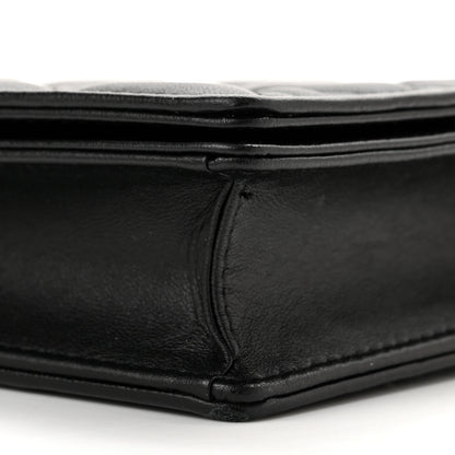 Christian Dior Lambskin Cannage Lady Dior Pouch Black 11 of 14