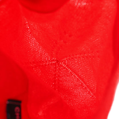 Chanel Cashmere Blend CC Beanie Hat Red 4 of 5