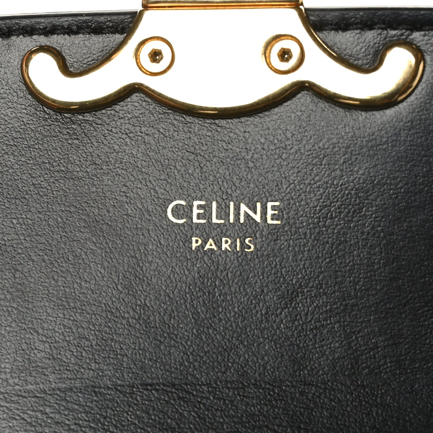 Shiny Calfskin Mini Triomphe Black