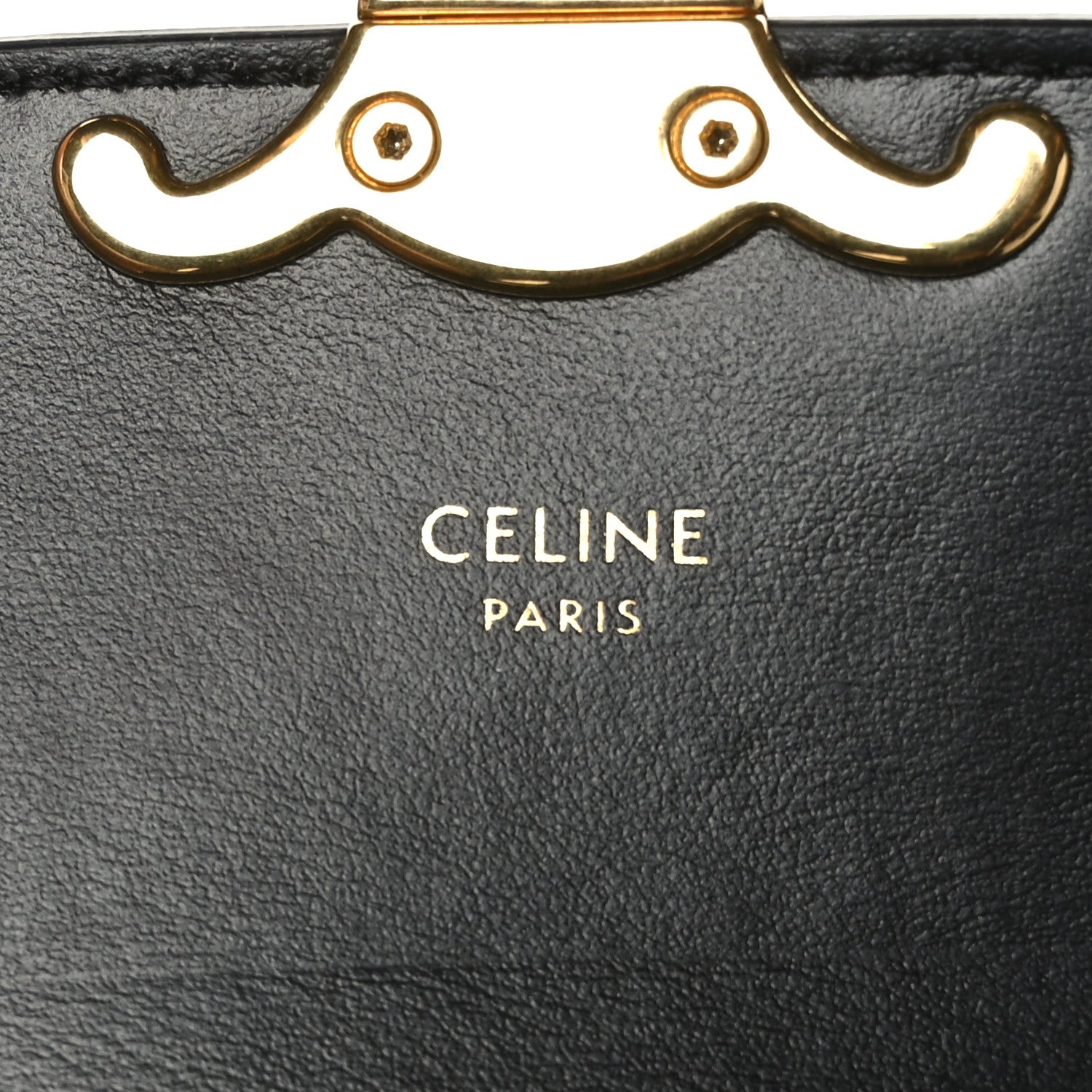 Celine Shiny Calfskin Mini Triomphe Black 6 of 8
