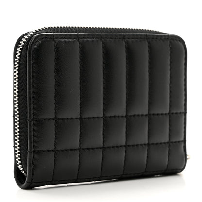 Burberry Lambskin Quilted Lola Wallet Black 3 of 6