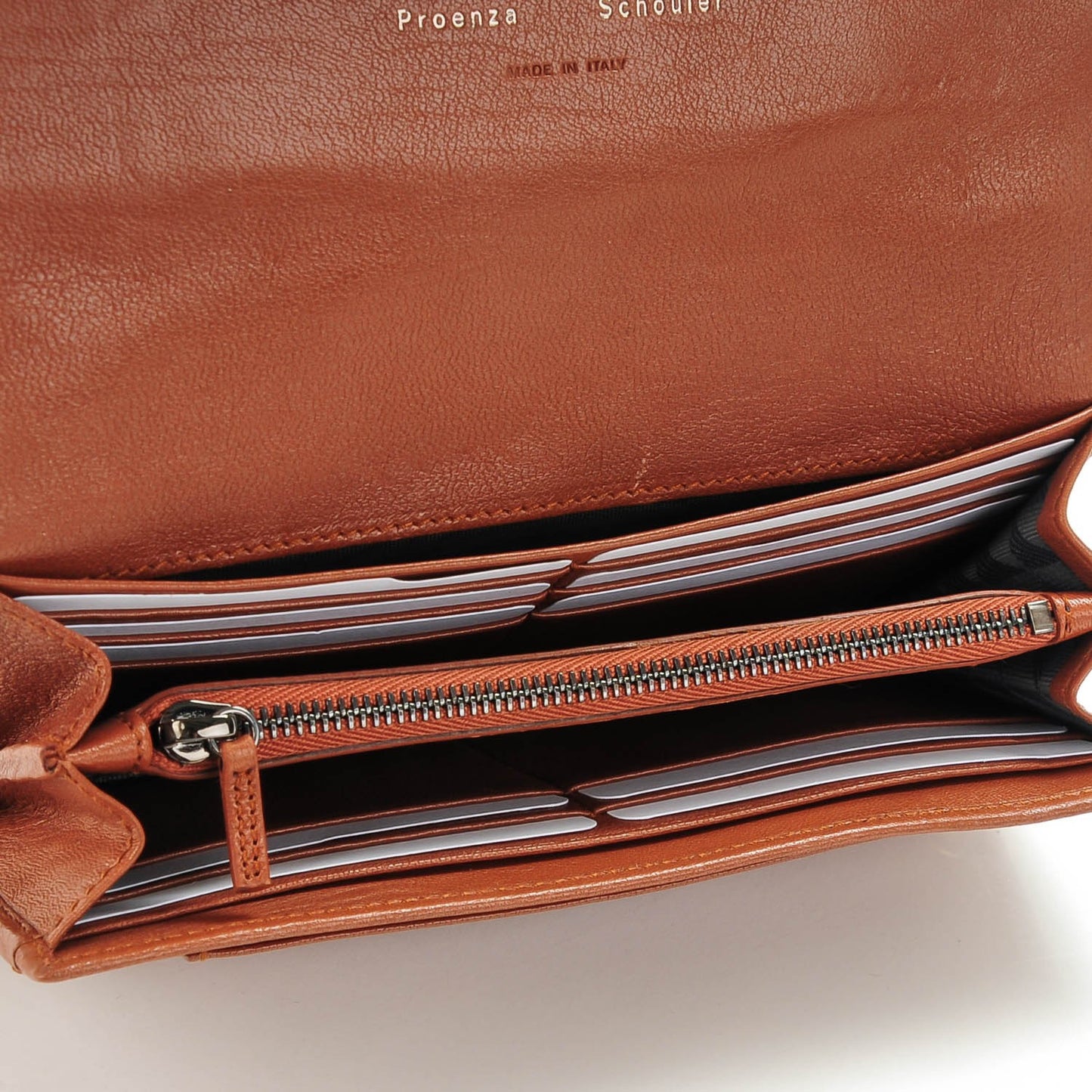 Lambskin PS1 Continental Wallet Saddle