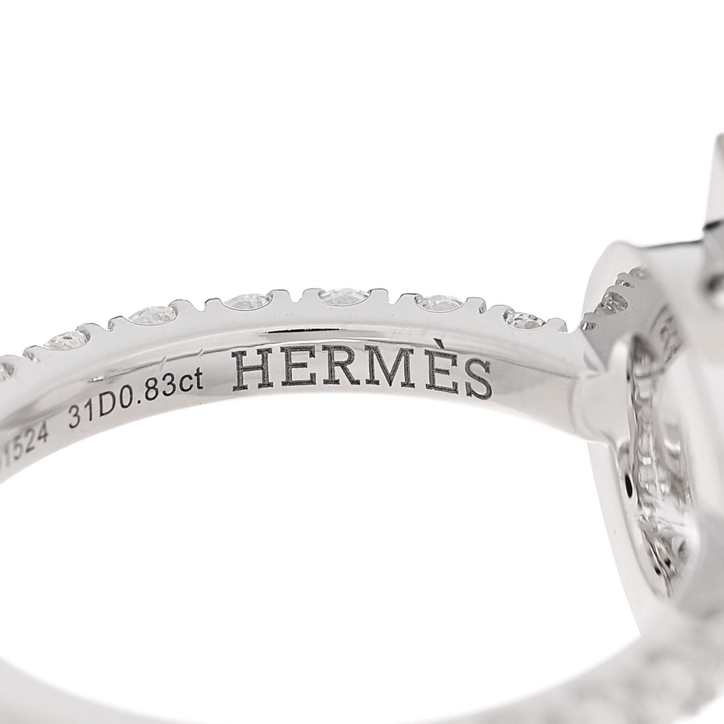 18K White Gold Diamond Finesse Ring 51 5.75