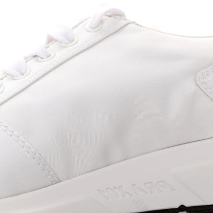 Prada Re-Nylon Triangle Logo Womens Prax 01 45mm Sneakers 38.5 White Black 11 of 12