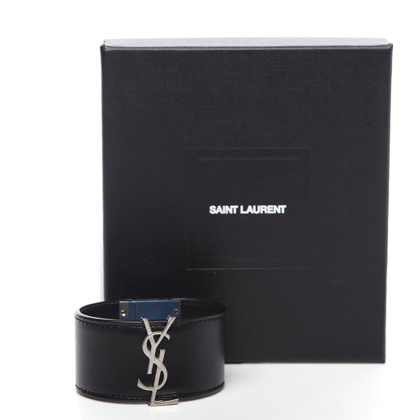 Calfskin Monogram Bracelet Black