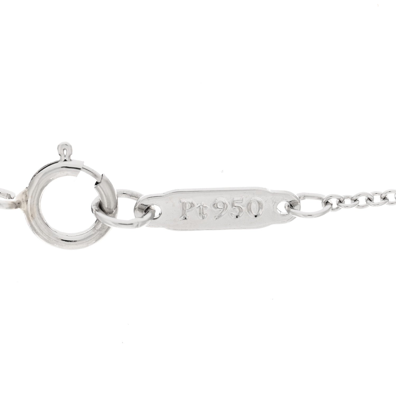 Tiffany Platinum Diamond Infinity Pendant Necklace 4 of 4