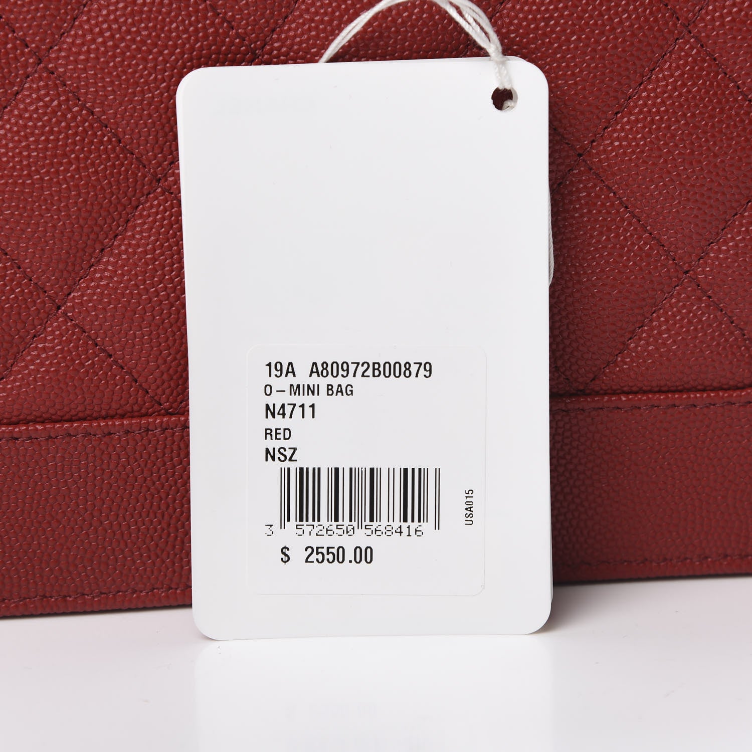 Chanel Caviar Quilted Vintage Mademoiselle Wallet On Chain WOC Red 14 of 14