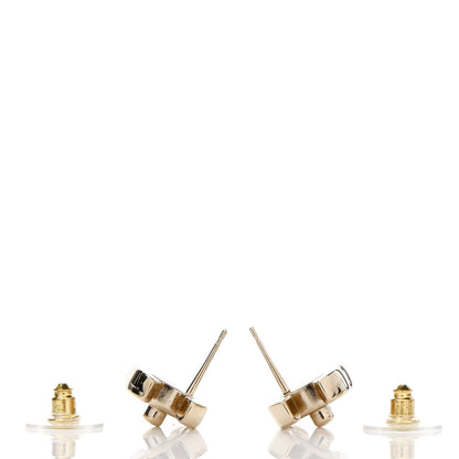 Chanel Metal CC Turnlock Earrings Gold 3 of 4