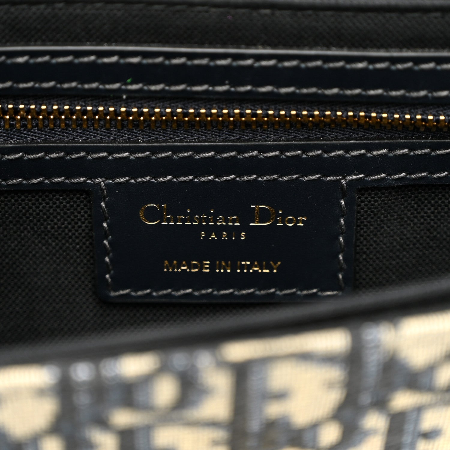 Christian Dior Oblique 30 Montaigne Avenue Bag Blue 6 of 10