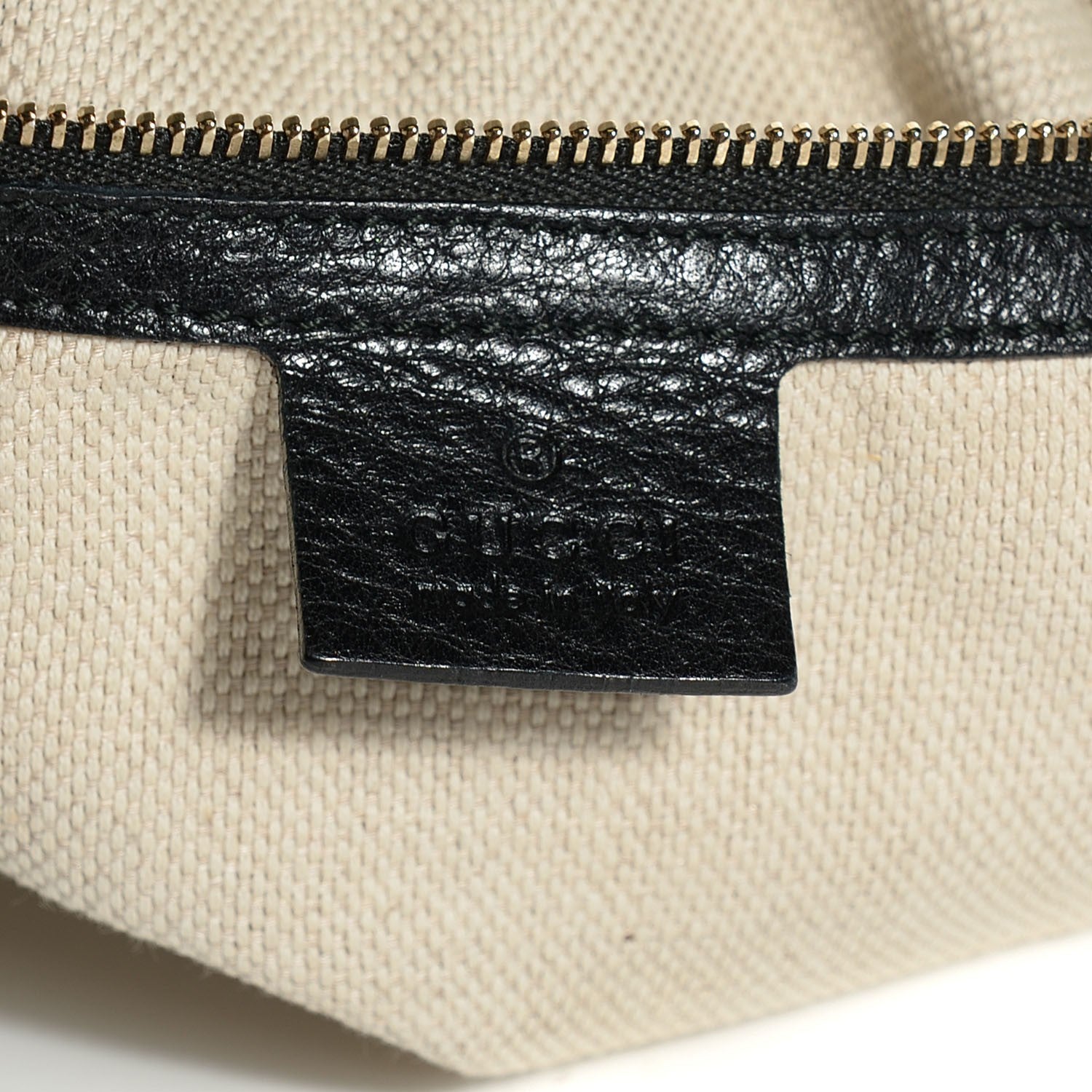 Gucci Pebbled Calfskin Medium Soho Chain Hobo Black 11 of 18