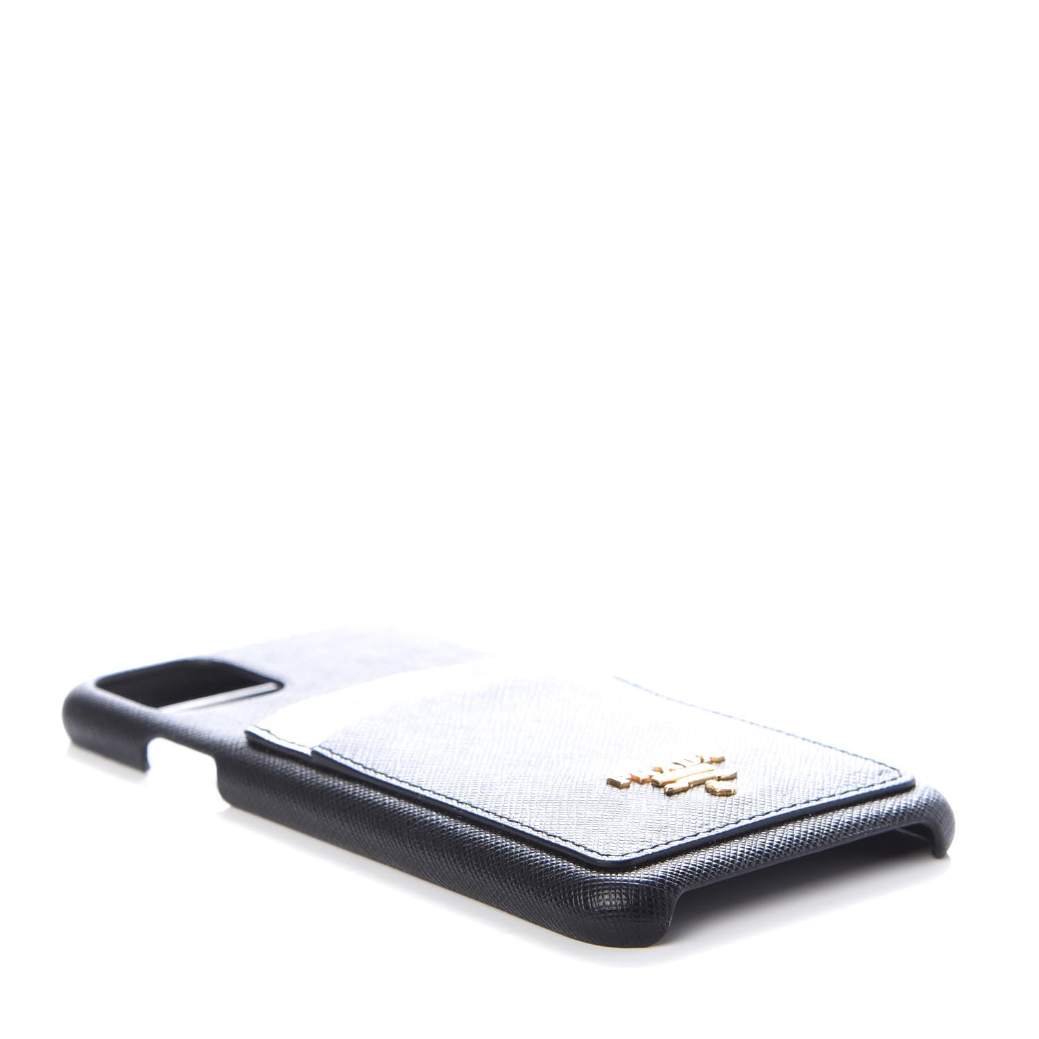 Prada Saffiano iPhone 11 Pro Max Case Black Hibiscus 4 of 6