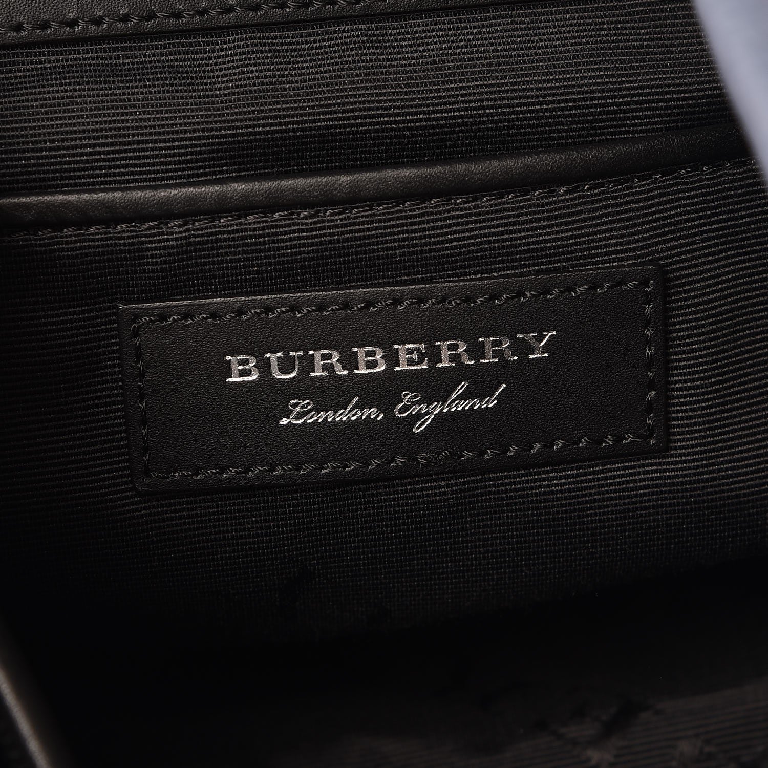 Burberry Deerskin Medium Rucksack Backpack Slate Blue 6 of 8