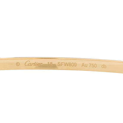 Cartier 18K Yellow Gold Small LOVE Bracelet 18 4 of 8