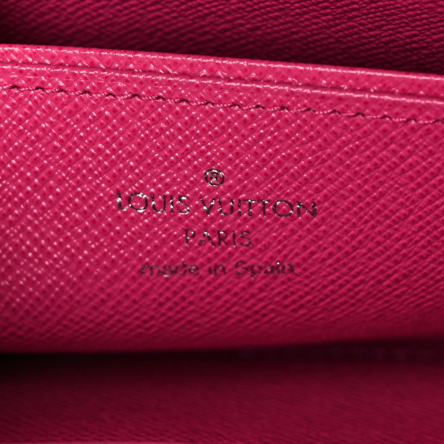 Louis Vuitton Epi Zippy Wallet Black Hot Pink 6 of 11