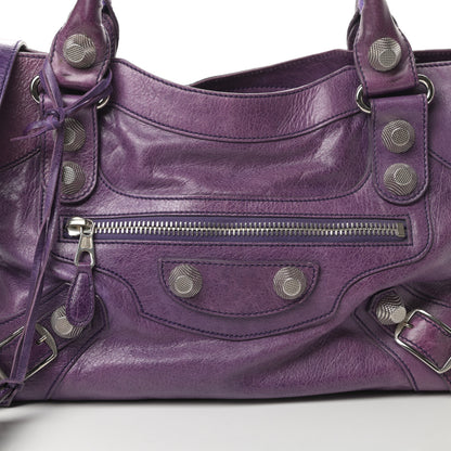 Balenciaga Agneau Giant 21 Silver Hardware City Raisin 8 of 12