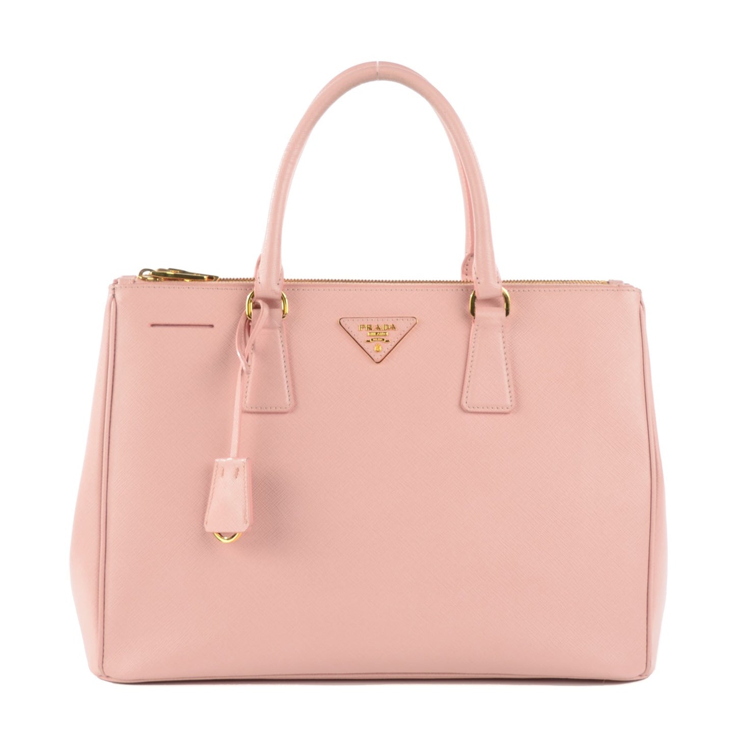 Saffiano Medium Galleria Double Zip Tote Orchidea