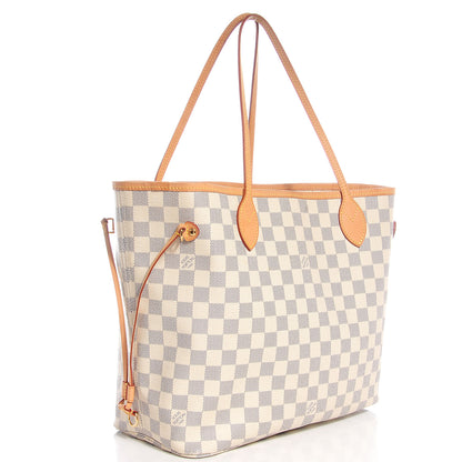 Louis Vuitton Damier Azur Neverfull MM 3 of 7