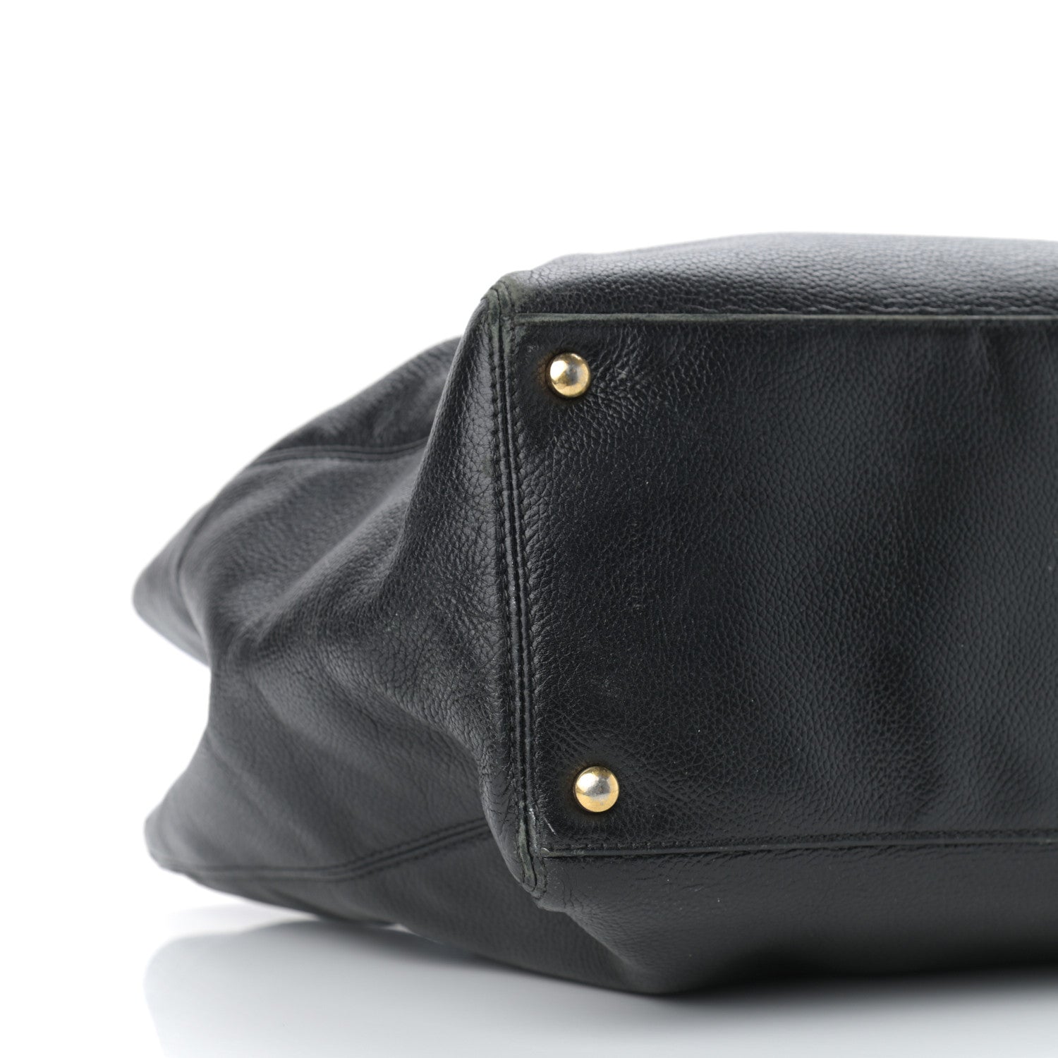 Chanel Calfskin Cerf Executive Shopper Tote Black 7 of 12