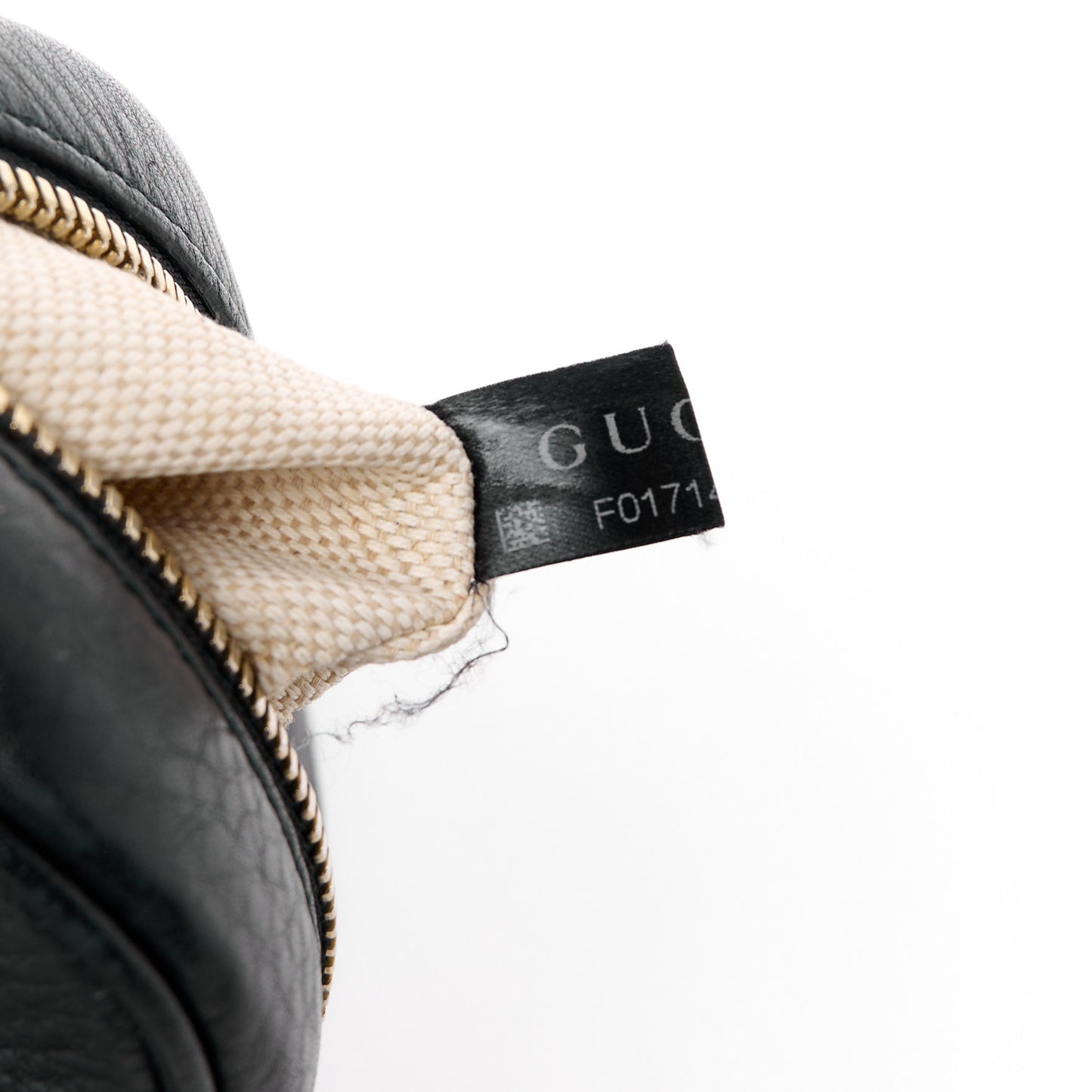 Pebbled Calfskin Small Soho Disco Bag Black