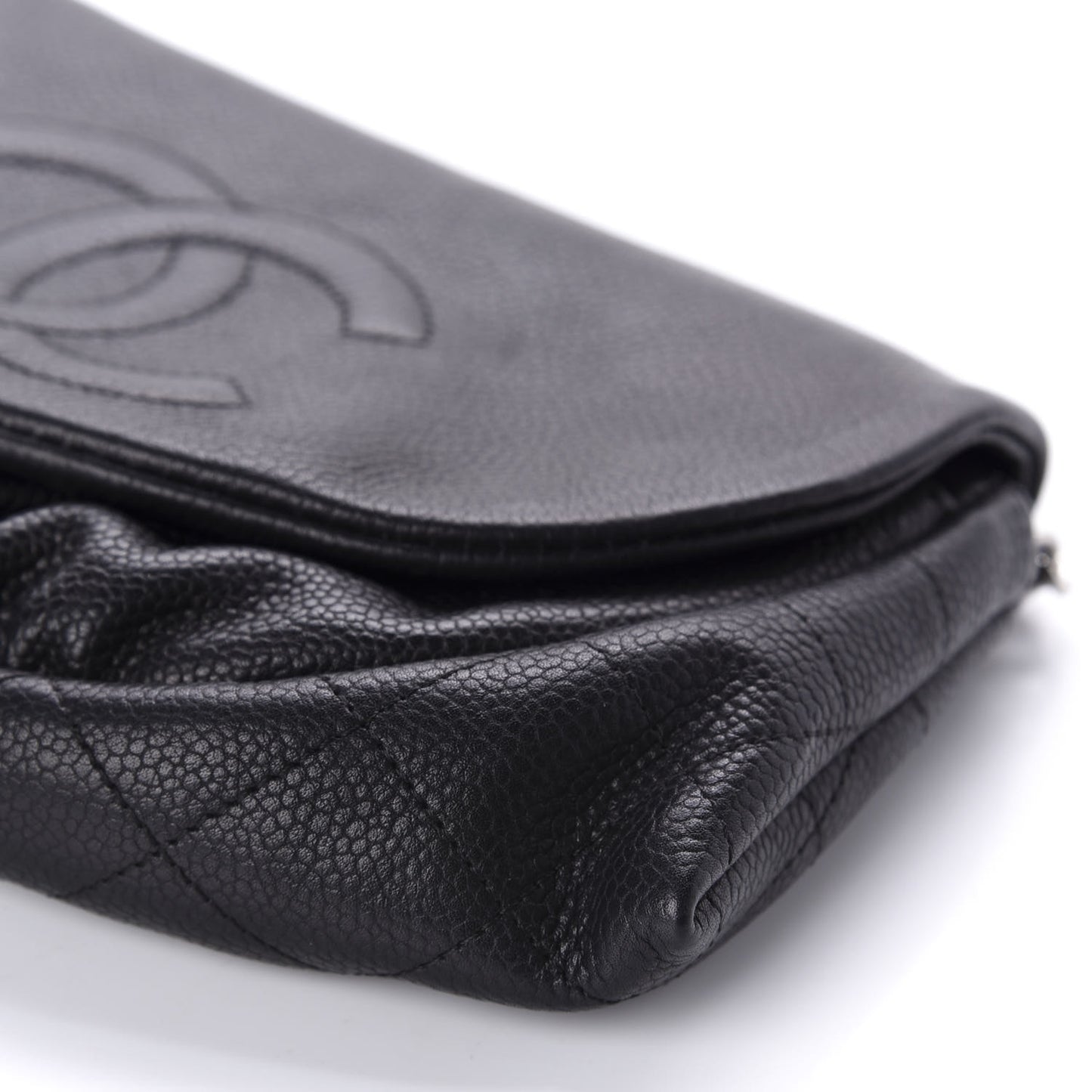 Caviar Half Moon Wallet On Chain WOC Black