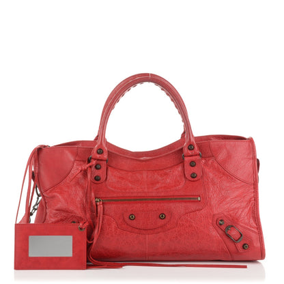 Balenciaga Agneau Classic Hardware Part Time Rouge Coquelicot 1 of 7
