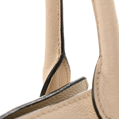 Burberry Soft Grain Calfskin Medium Buckle Tote Limestone 16 of 19