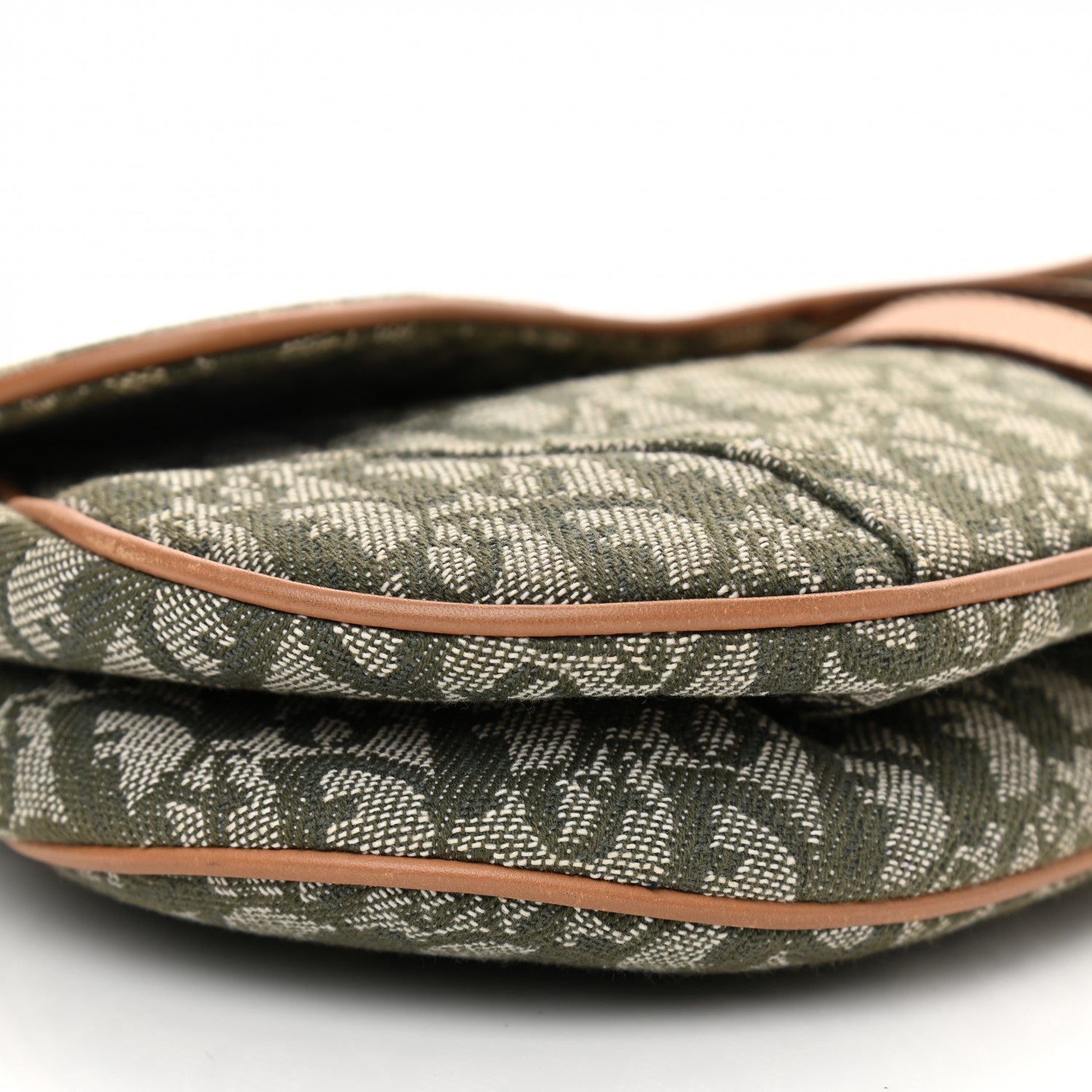 Christian Dior Monogram Saddle Bag Green 8 of 10