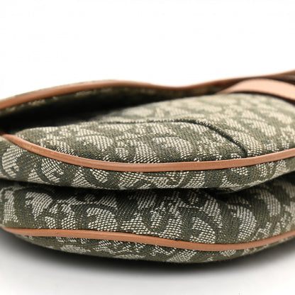 Christian Dior Monogram Saddle Bag Green 8 of 10