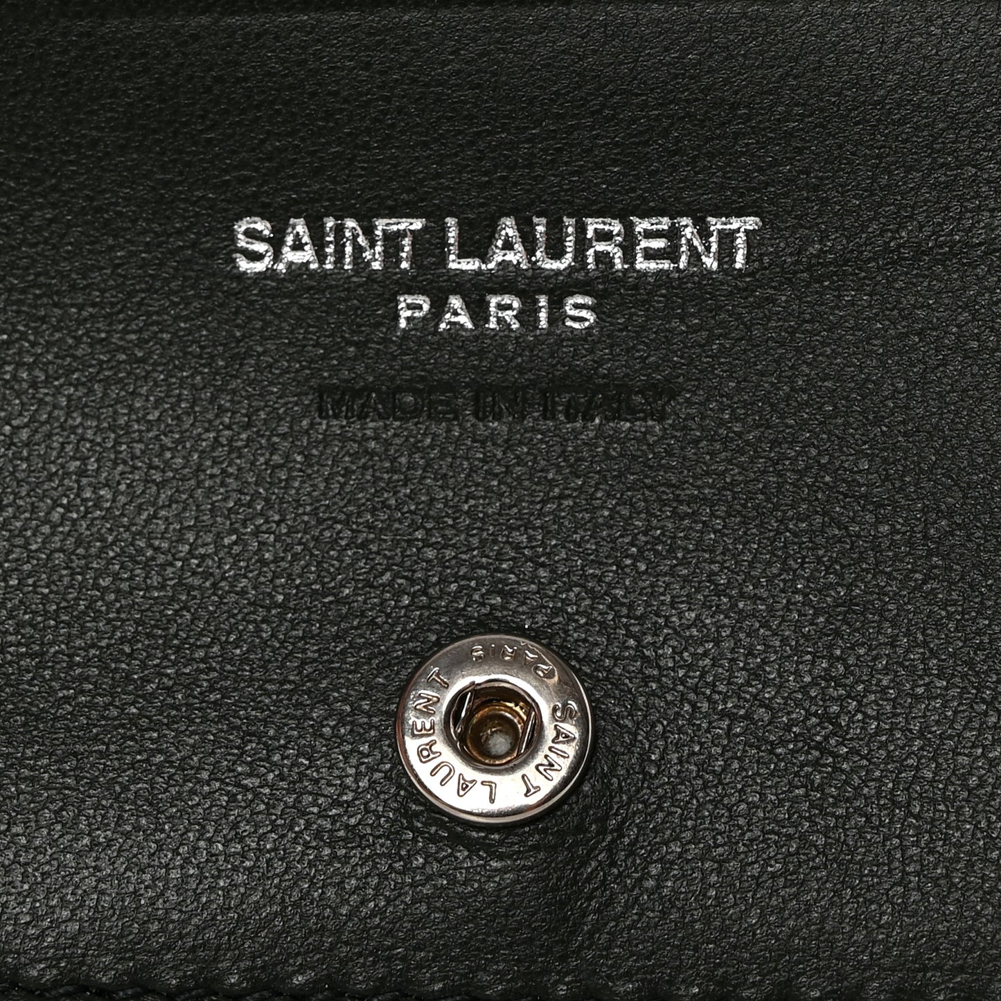 Lambskin Y Quilted Monogram Loulou Flap Wallet Olive