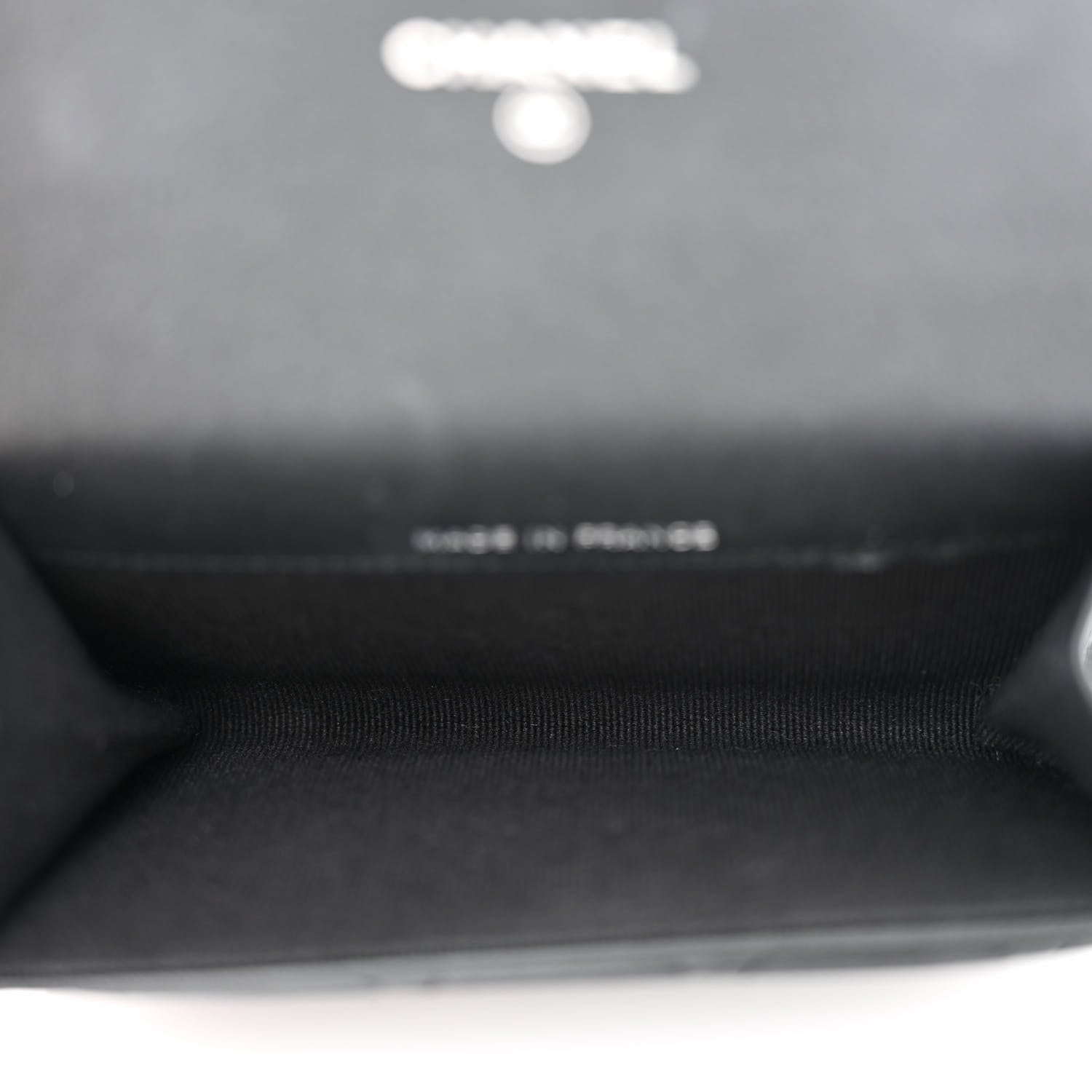 Chanel Lambskin Quilted Flap Card Holder Wallet So Black 5 of 11