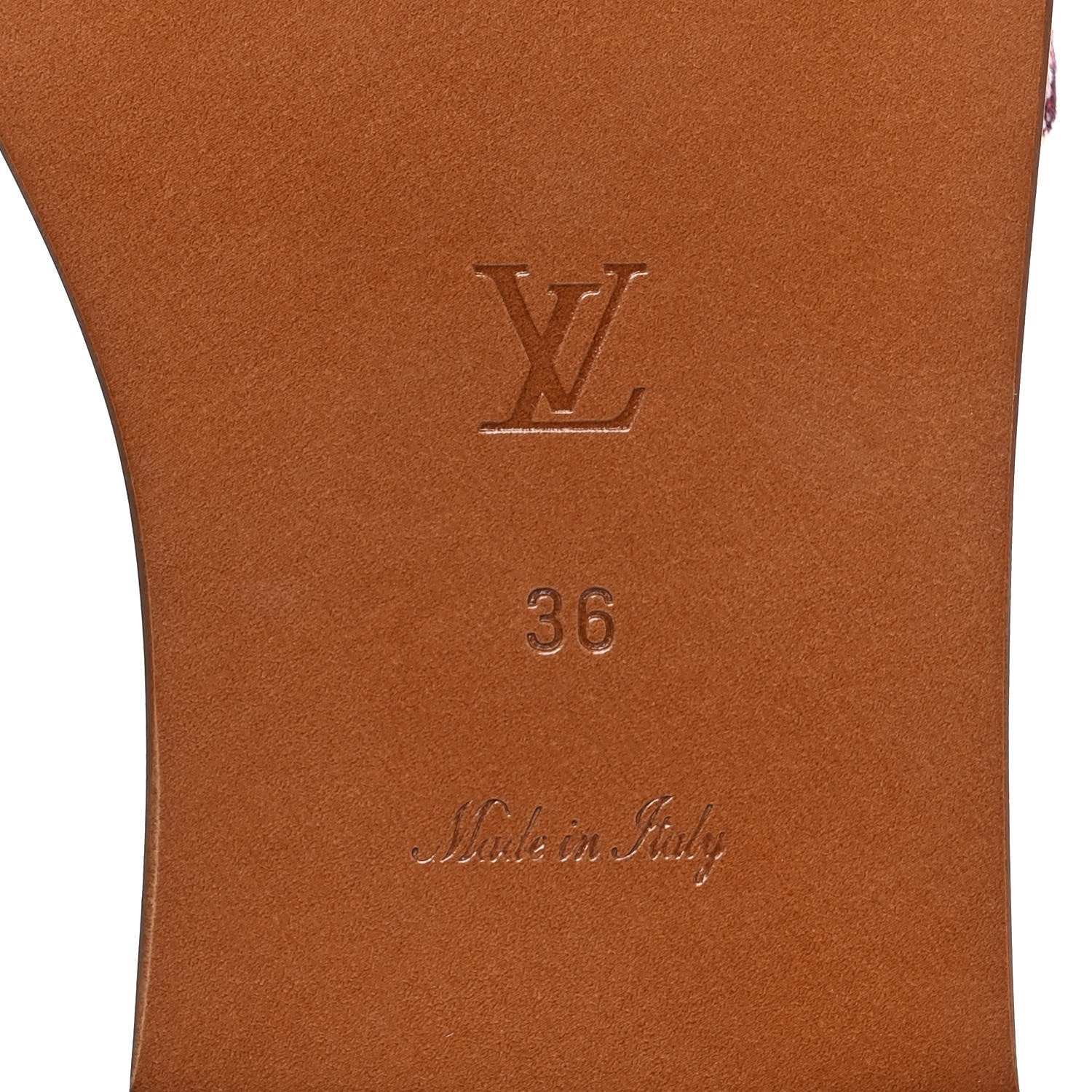 Louis Vuitton Jacquard Since 1854 Lock It Flat Mule 36 Bordeaux 6 of 8