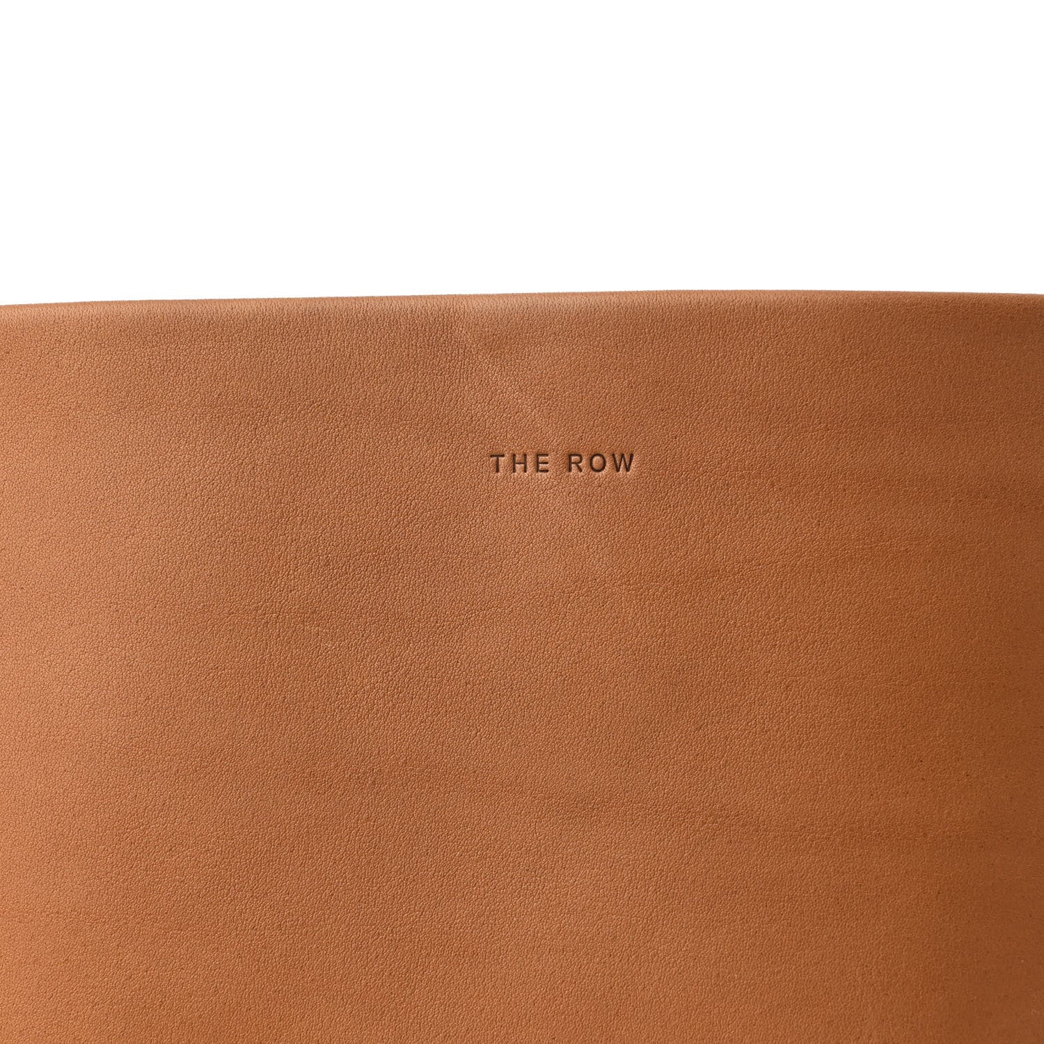The Row Polished Saddle Calfskin Large N/S Park Tote French Beige 8 of 10