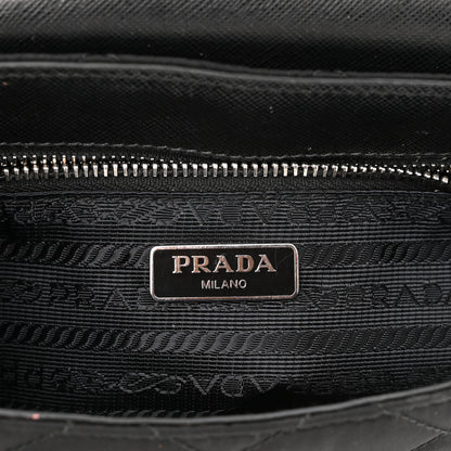 Prada Nylon Tessuto Impuntu Quilted Flap Black 6 of 9