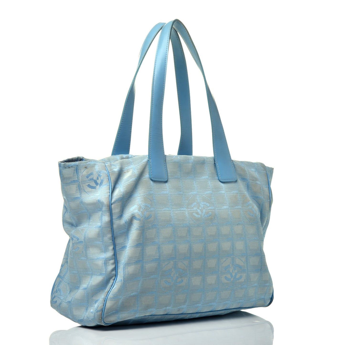 Nylon Travel Tote Blue