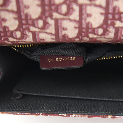 Christian Dior Oblique 30 Montaigne Flap Bag Burgundy 6 of 10