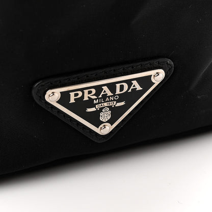 Prada Nylon Tessuto Bow Logo Tote Black 7 of 11