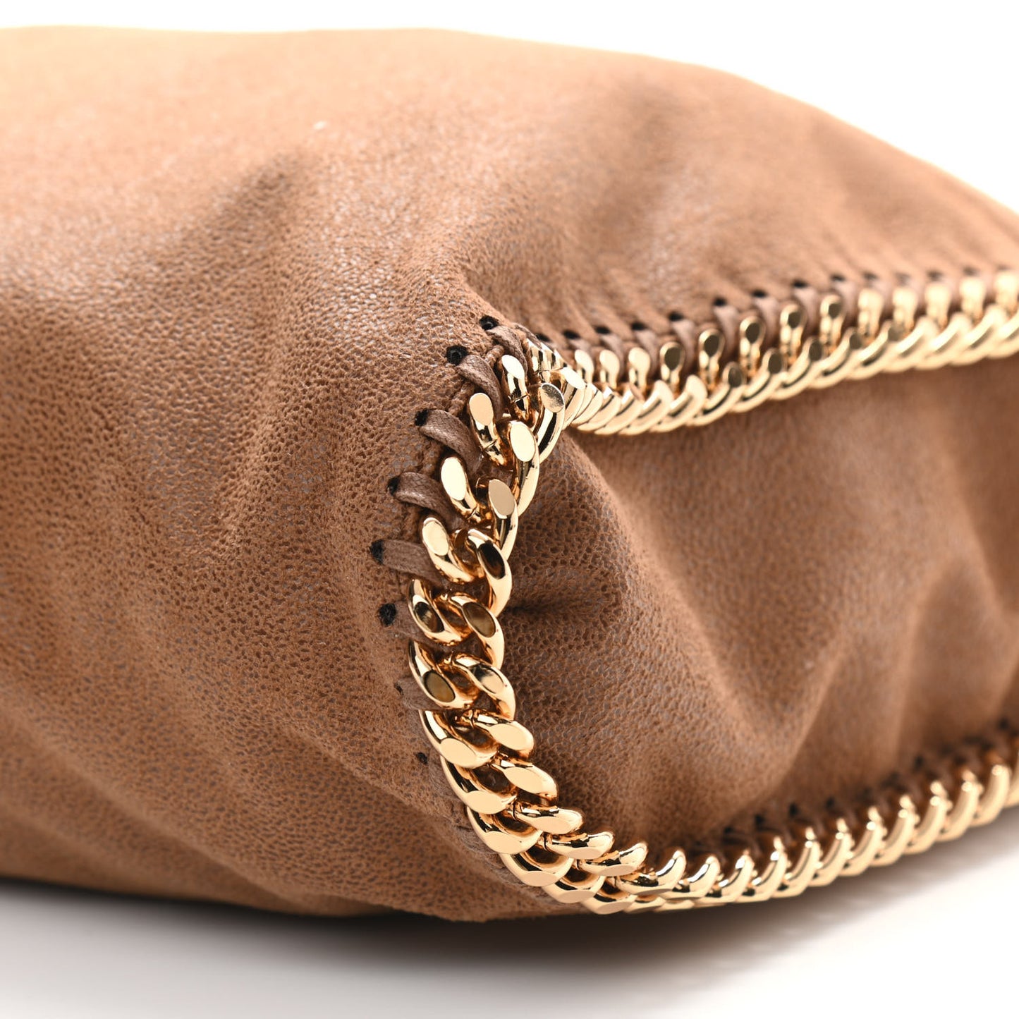 Shaggy Deer Small Falabella Tote Camel