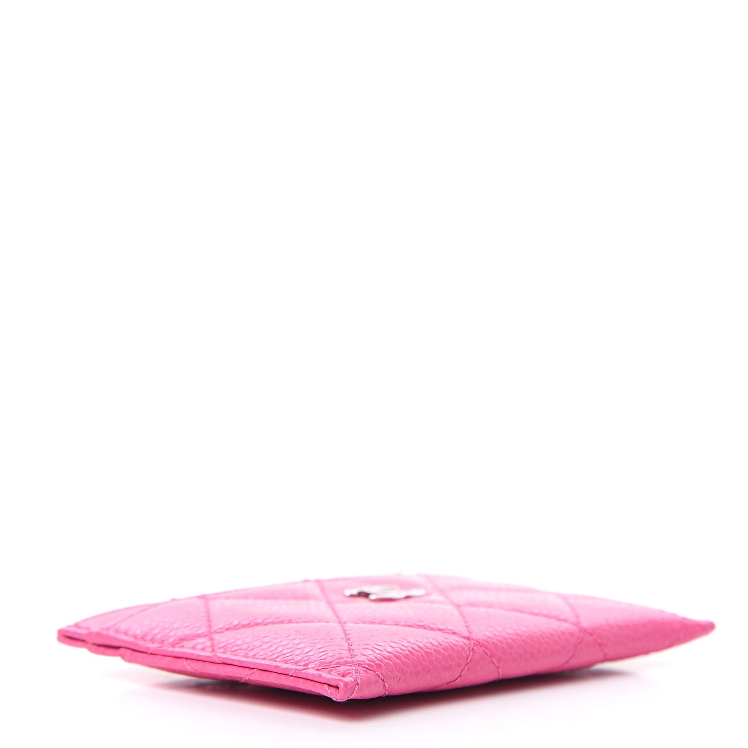 Chanel Caviar Quilted Card Holder Pink 4 of 8