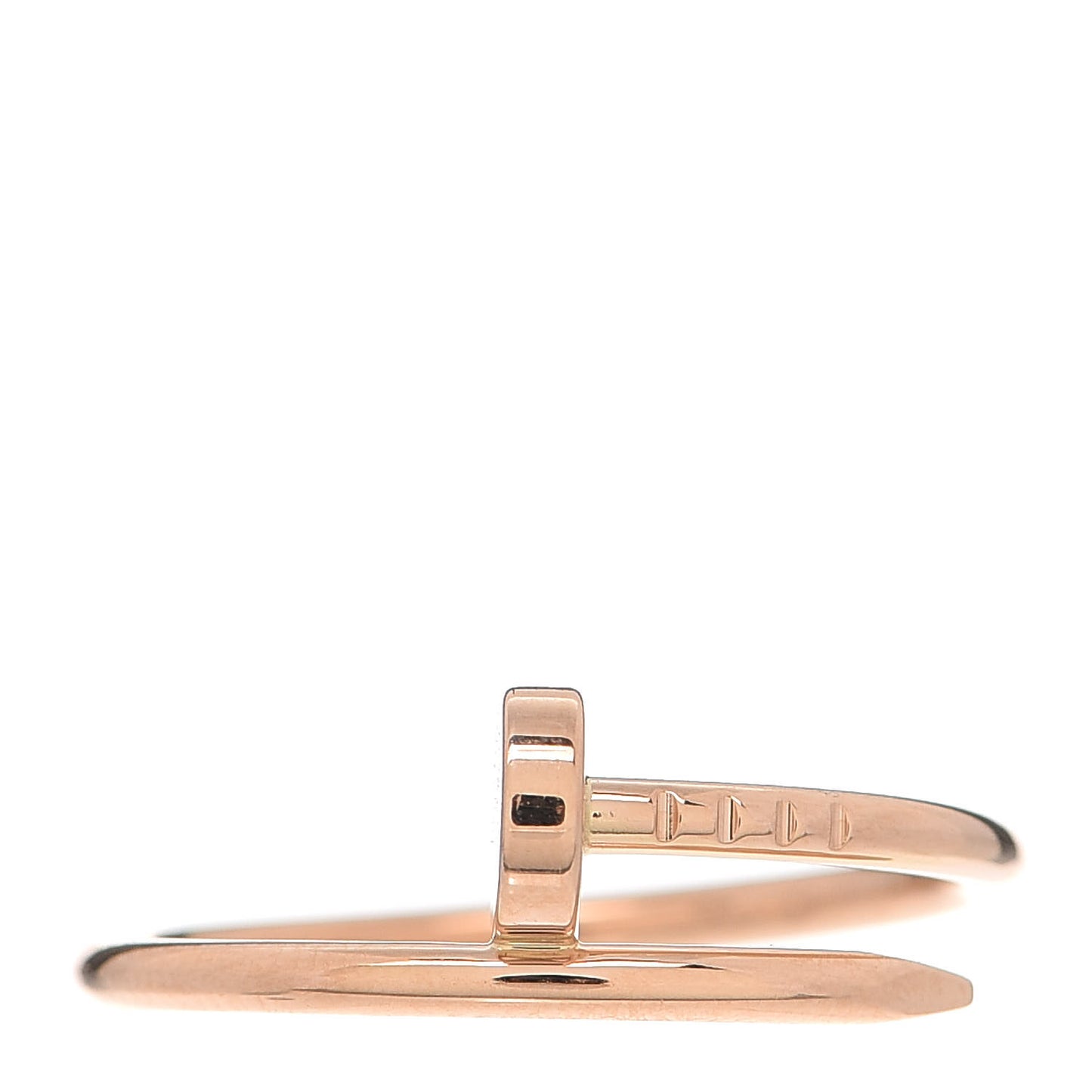 18K Pink Gold Small Juste Un Clou Ring 58 8.25