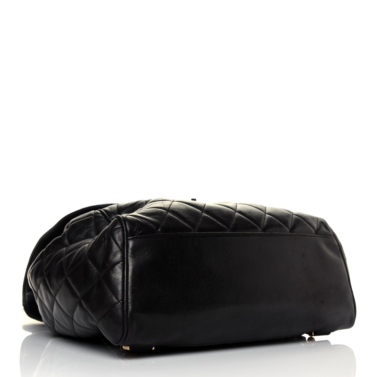 Chanel Lambskin Quilted Backpack Black 3 of 10