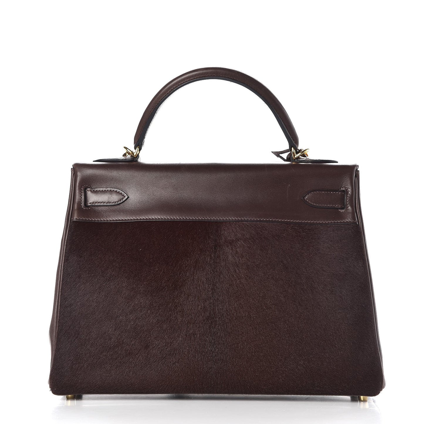Pony Hair Swift Kelly Retourne 32 Chocolate